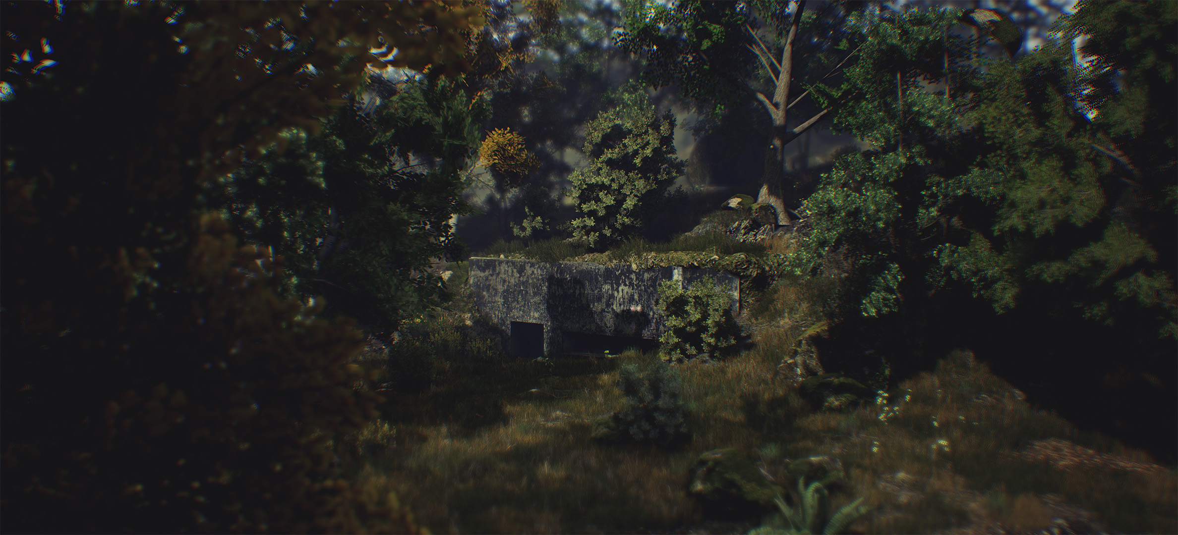 We found and scanned an old bunker.